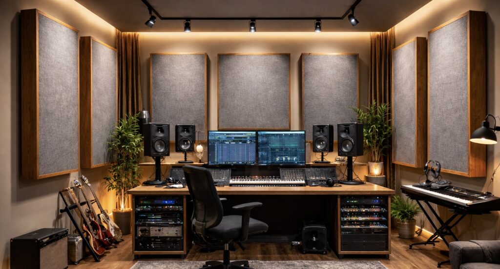 Drewniane panele akustyczne